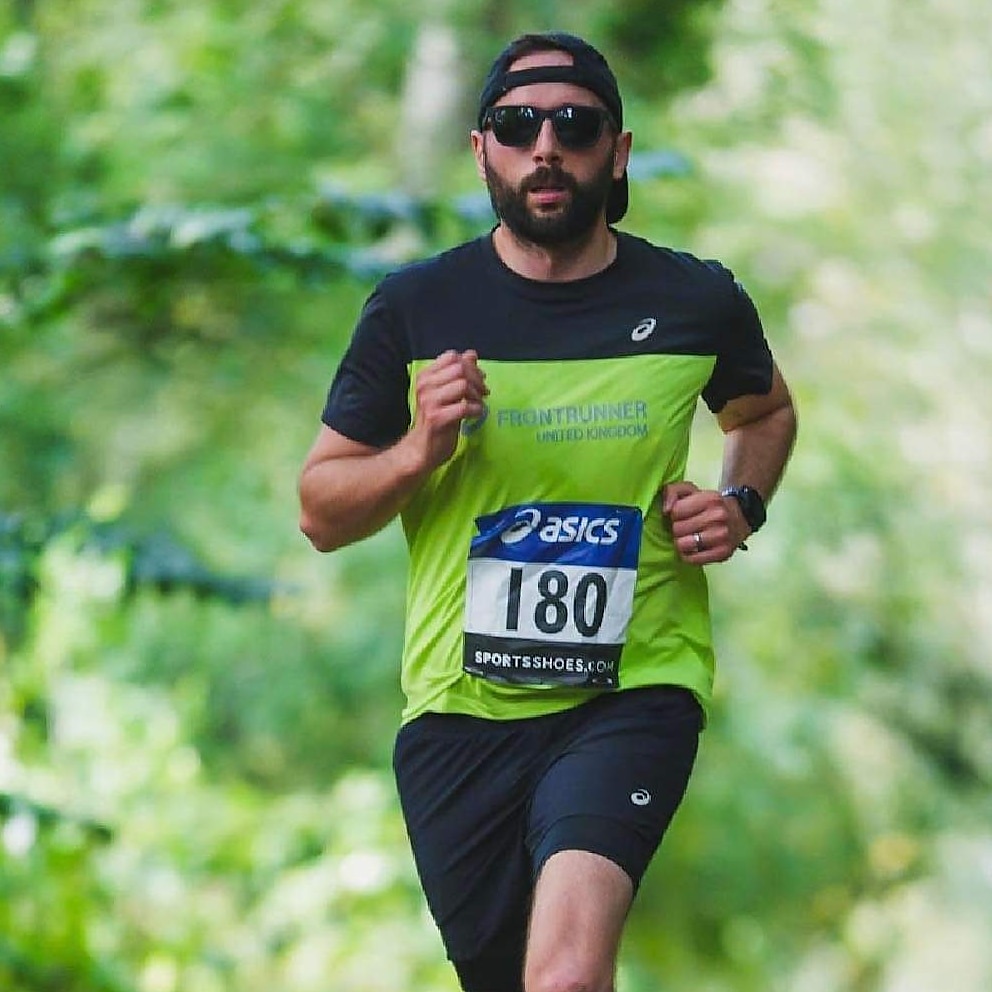 Dr Neil Drew running